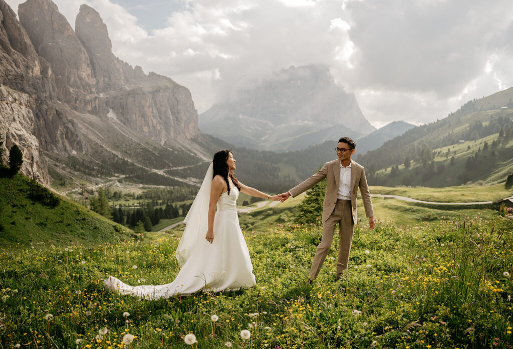 Anne & Joseph • Mountains of Love • A Breathtaking Pre-Wedding Shoot Surrounded by the Dolomites