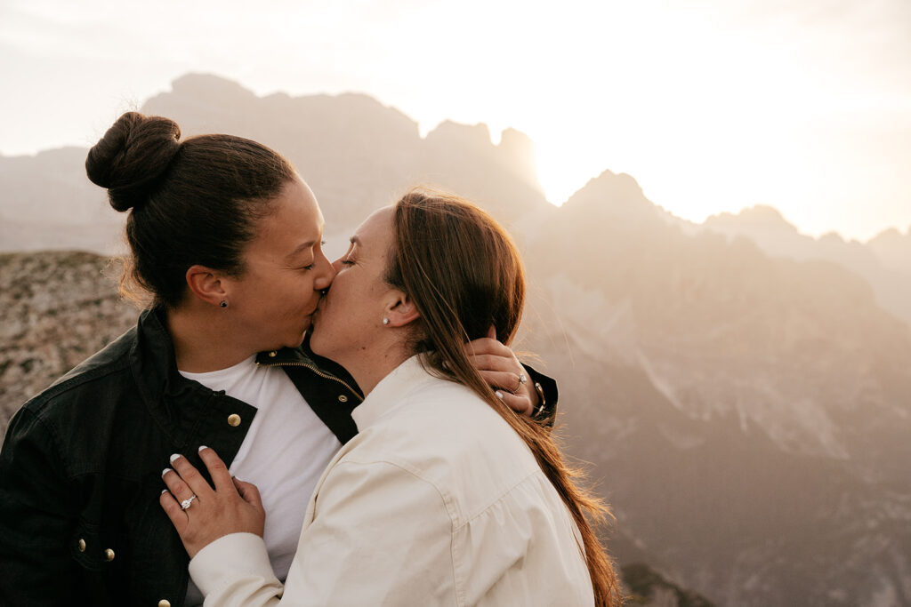 Emily & Christina • Sunrise Laughter • A Fun, Dreamy Engagement Shoot