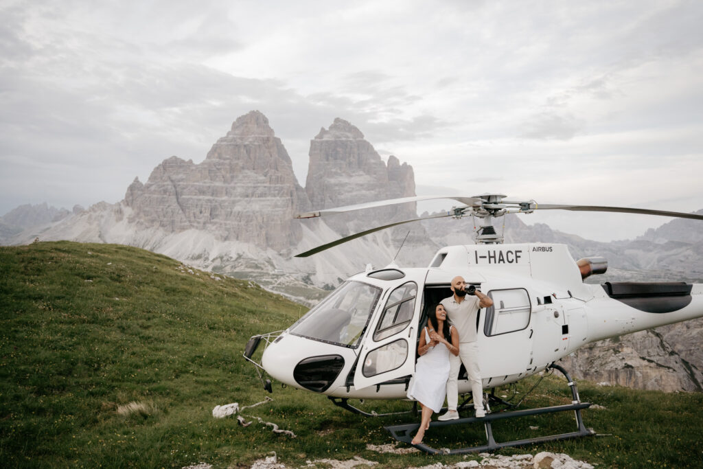 Grace & Luis • Above the Peaks • An Epic Helicopter Proposal in the Heart of the Dolomites