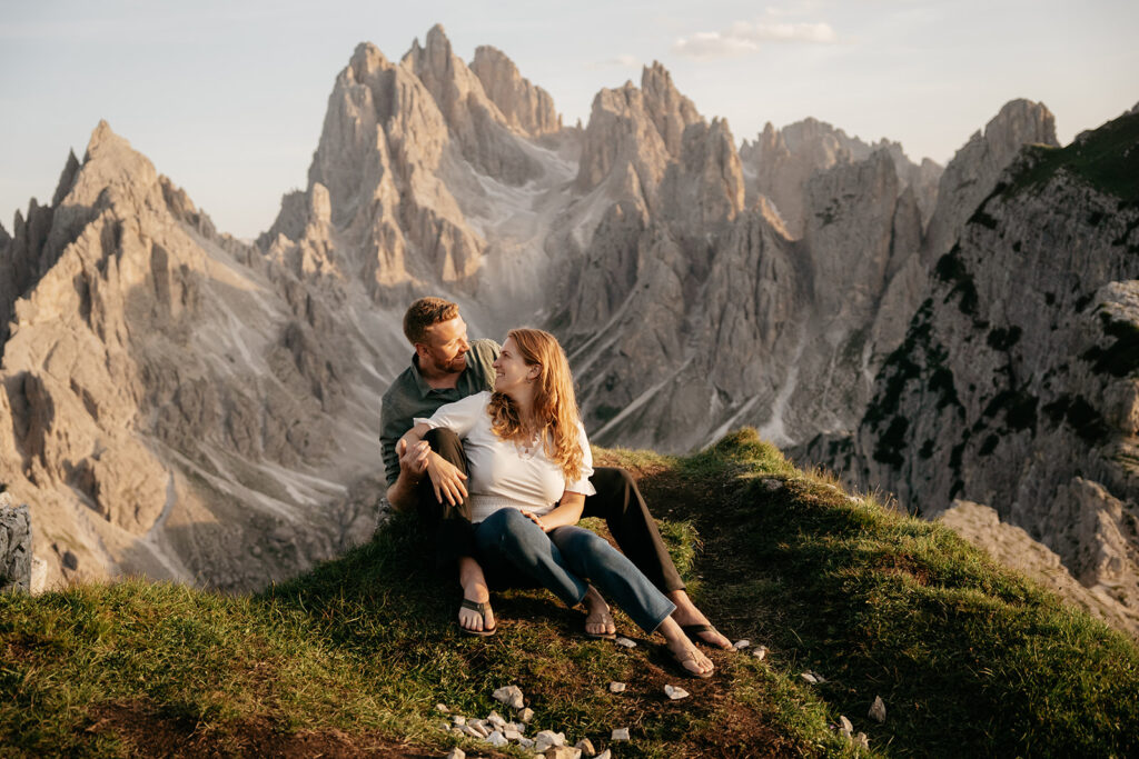 Jackie & Mike • Chasing Sunsets • An Adventurous Engagement in the Dolomites