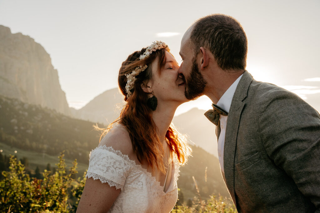 Lisa & Jerome • in Nature’s Embrace • A Sunrise Dream Elopement in the Dolomites