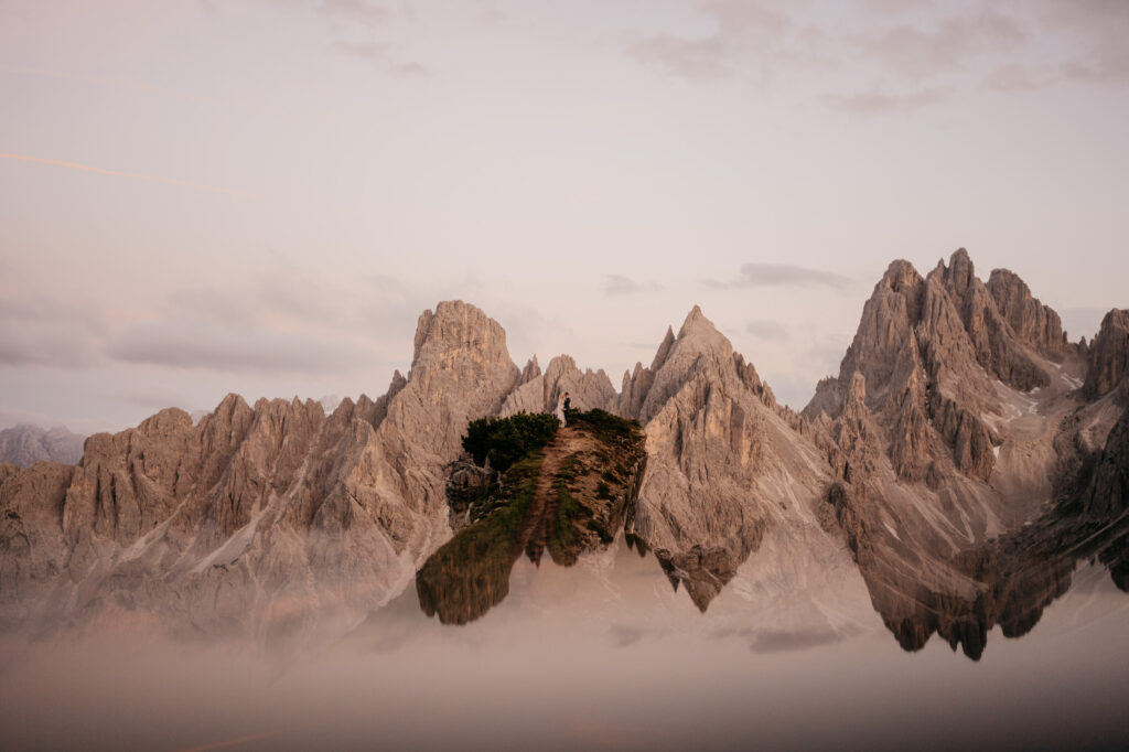 Mountain landscape with reflection in water